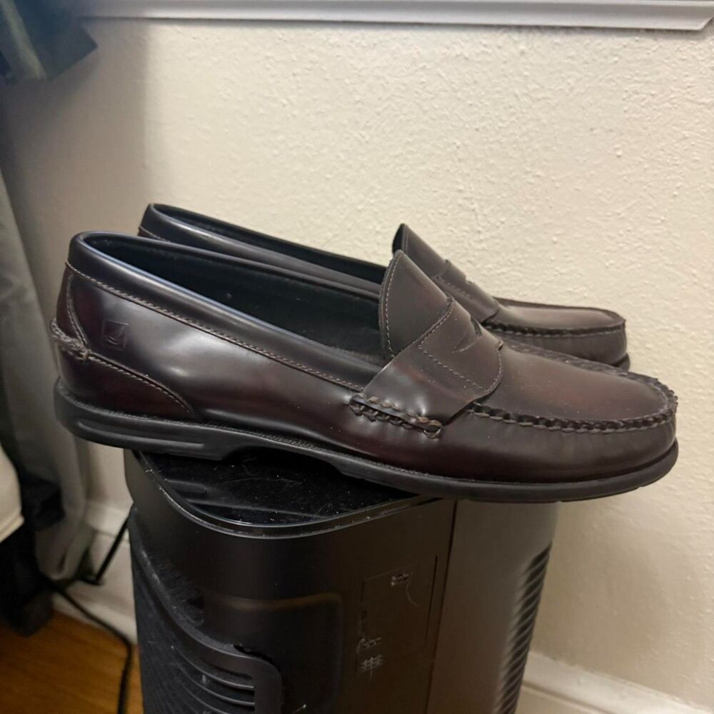 Sperry Topsider Tremont Penny Loafers Men’s Size 12 Classic Style Burgundy